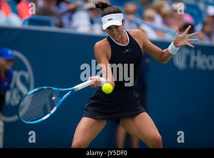 Cincinnati, USA. 17 August, 2017. Muguruza garbine Spaniens im Jahr 2017 Western & Southern Öffnen WTA Premier 5 Tennis Turnier © Jimmie 48 Fotografie/Alamy leben Nachrichten Stockfoto