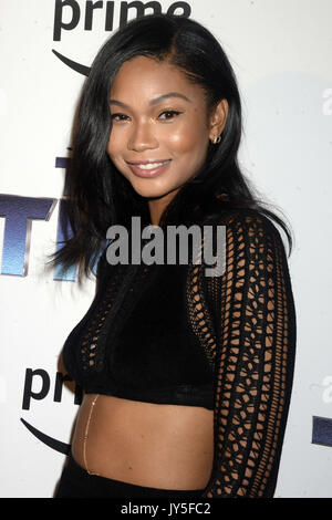 New York City. 16 Aug, 2017. Chanel Iman besucht "Der Tick" Premiere im Dorf östlich Kino am 16. August 2017 in New York City. | Verwendung weltweit/picture Alliance Quelle: dpa/Alamy leben Nachrichten Stockfoto