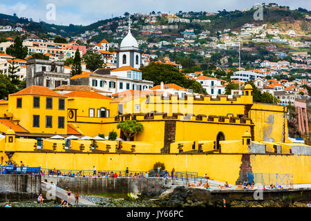 Fortaleza de Sao Tiago. Funchal, Madeira, Portugal, Europa. Stockfoto