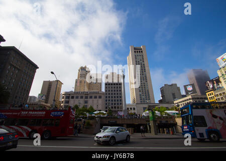 Die Innenstadt von San Francisco Stockfoto