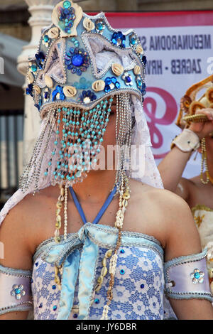 Internationale Folklore Festival 2017, Brasilien, Crissiumal, e Cia GEMP Escola de Danca, Zagreb, Kroatien, Europa, 82 Stockfoto