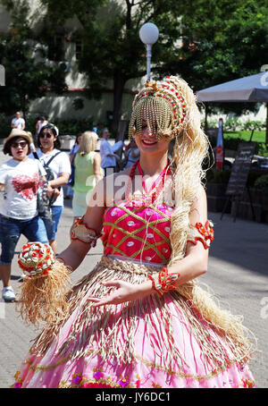 Internationale Folklore Festival 2017, Brasilien, Crissiumal, e Cia GEMP Escola de Danca, Zagreb, Kroatien, Europa, 85 Stockfoto