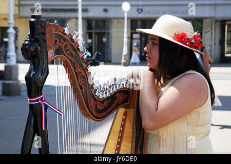 Internationale Folklore Festival 2017, Paraguay, Luque,'Alma Guarani', Zagreb, Kroatien, Europa, 81 Stockfoto