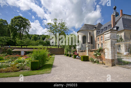 Valloires Abbey Gardens Stockfoto