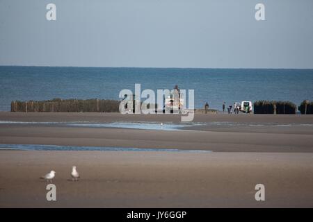 Frankreich, Région des Hauts de France, Picardie, Baie de Somme, Quend plage, Foto Gilles Targat Stockfoto