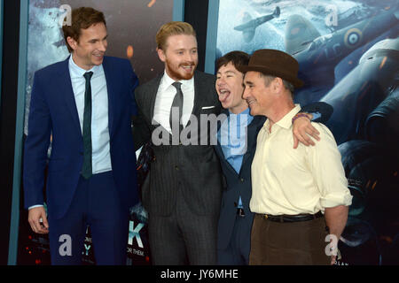 New York Premiere von "unkirk' bei AMC Loews Lincoln Square - Roter Teppich Anreise mit: James Darcy, Jack Lowden, Barry Keoghan, Mark Rylance Wo: New York, New York, United States Wann: 18 Jun 2017 Credit: Ivan Nikolov/WENN.com Stockfoto