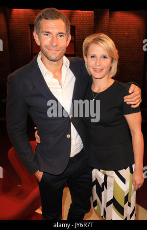 Kölner Treff TV Talk in Köln Mit: Susan Link, Micky Beisenherz Wo: Köln, Deutschland Wann: 19 Jun 2017 Credit: Becher/WENN.com Stockfoto