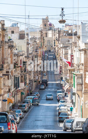 Die Altstadt von L-Isla in 3 Städten von Valletta, Malta Stockfoto