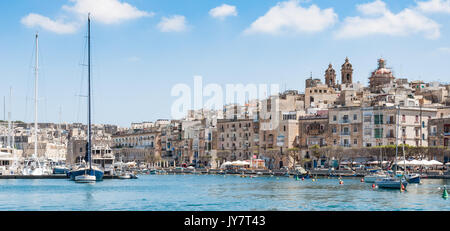 Kalkara Creek in den 3 Städten Bereich Stockfoto