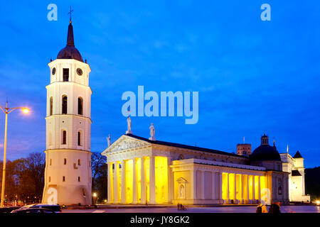 Dom Basilika St. Stanislaus und St. Ladislaus, Vilnius, Litauen Stockfoto