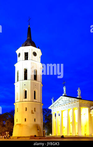 Dom Basilika St. Stanislaus und St. Ladislaus, Vilnius, Litauen Stockfoto