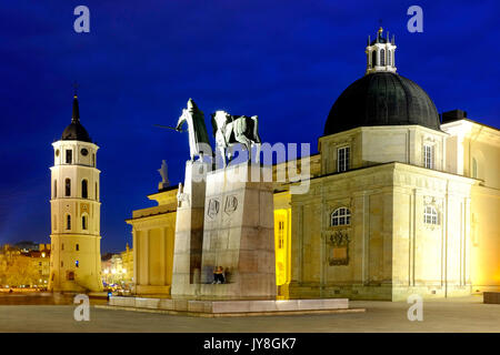 Dom Basilika St. Stanislaus und St. Ladislaus, Vilnius, Litauen Stockfoto