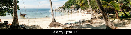 Koh Tao, Thailand - 21. März 2017. Der Blick auf die schönen Koh Tao, einem beliebten Reiseziel für Taucher und Teil des Chumphon Archipelago. Stockfoto