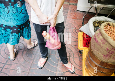 Bangkok, Thailand - 25. März 2017. Schwein Füße. Stockfoto