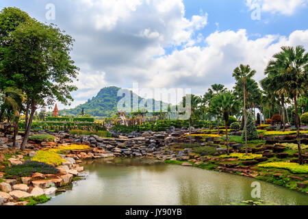 PATTAYA, THAILAND - MÄRZ 2013: Nong Nooch Garden Stockfoto