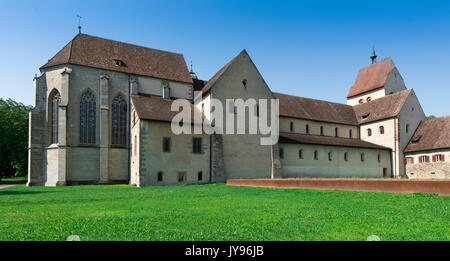 Der historische Dom St. Maria und Markus - Insel Reichenau, Bodensee, Baden-Württemberg, Deutschland, Europa Stockfoto