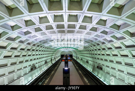 Capitol South metro station in Washington DC Stockfoto