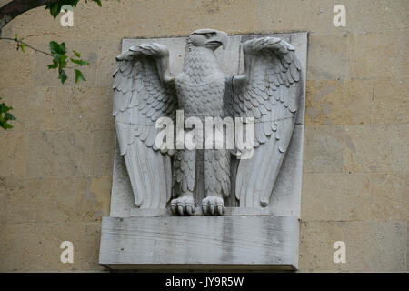 Deutschland, Berlin, Flughafen Tempelhof während Nazi-deutschland gebaut, eagle Head eine nationale deutsche Symbol Stockfoto