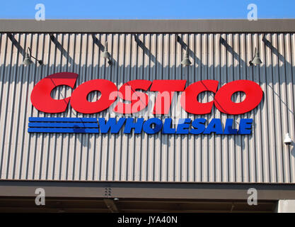 Costco Wholesale store, Kalifornien Stockfoto