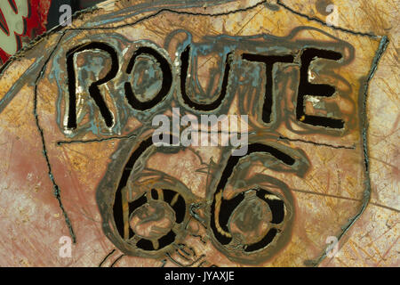 Route 66 America's Highway - The Mother Road Stockfoto