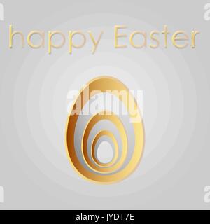Glücklich Osterkarte Stock Vektor