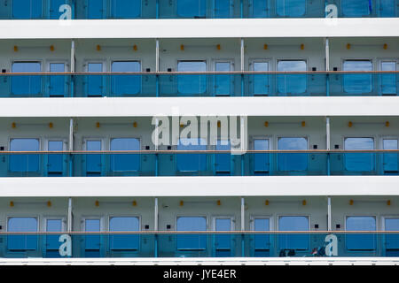 Schiff in den Hafen von Valletta, Malta, Altstadt, Grand Harbour, norwegischer Geist, Stockfoto