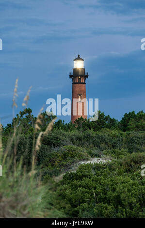 Currituck Strand Licht, Corolla, North Carolina, USA. Stockfoto