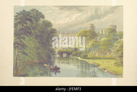 CS p 1090 Schloss Warwick, Warwickshire Morris County Sitze, 1867 Stockfoto