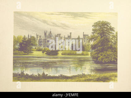 CS p 1.136 Alton Towers, der Staffordshire Morris County Sitze, 1867 Stockfoto