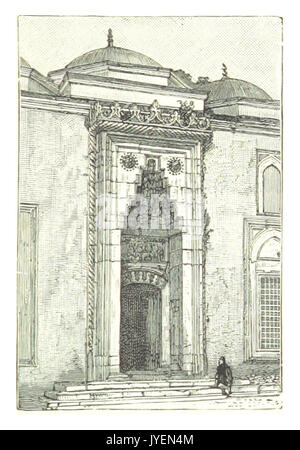 Spry(1895) p221 Eingang zu der Moschee des SULTAN BAJAZET Stockfoto