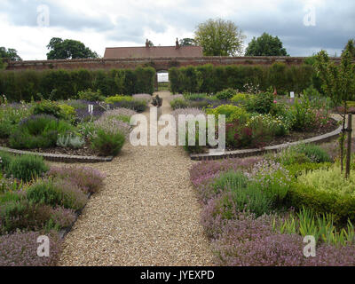 Ein Blick auf hoveton Hall Gardens 1. Stockfoto