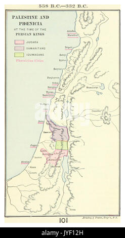 MACCOUN (1899) p131 538 v. Chr. 322 v. Chr. PALÄSTINA UND PHOENICIA IN DER ZEIT DER PERSISCHEN KÖNIGE Stockfoto