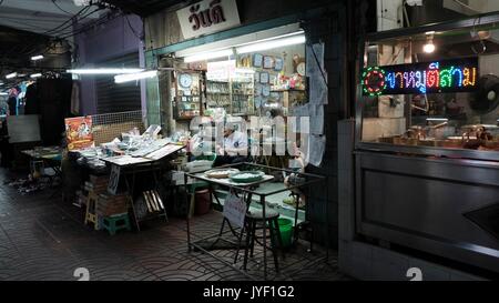 Charoen Krung Road Samphanthawong Street Food Anbieter Bangkok Thailand Stockfoto