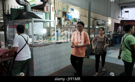 Charoen Krung Road Samphanthawong Street Food Anbieter Bangkok Thailand Stockfoto