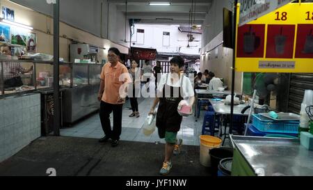 Charoen Krung Road Samphanthawong Street Food Anbieter Bangkok Thailand Stockfoto