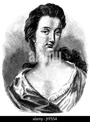 Esther Johnson's (von Swift tella'). Nachdem eine Ausgabe von J. Swift arbeitet, um 1755, im British Museum in London. Stockfoto