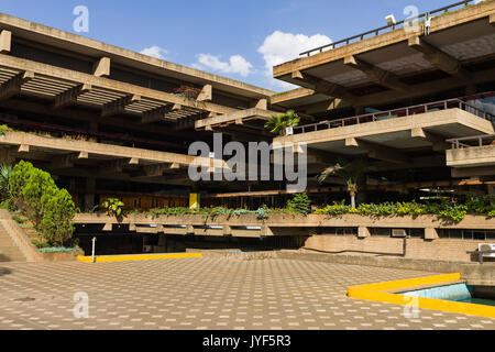 Kenyatta International Convention Center KICC außen an einem sonnigen Tag, Nairobi, Kenia Stockfoto