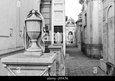 Friedhof La Recoleta Stockfoto