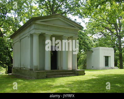 A. E. Succop Mausoleum, Homewood Cemetery, 2015 05 24, 01. Stockfoto