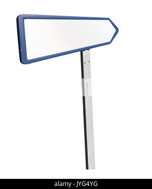 Leere Straße in Sicht Stockfoto