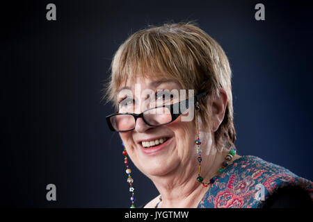 Edinburgh, Großbritannien. 19 Aug, 2017. Jenni Murray, DBE, der englische Journalist und Rundfunksprecher, beim Edinburgh International Book Festival erscheinen. Credit: GARY DOAK/Alamy leben Nachrichten Stockfoto