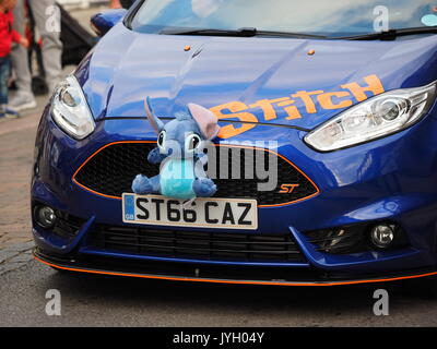 Sheerness, Kent. 19 Aug, 2017. Sheerness hielt seine jährliche Sommer Karneval, das war eine farbenfrohe Angelegenheit. Credit: James Bell/Alamy leben Nachrichten Stockfoto