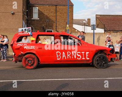 Sheerness, Kent. 19 Aug, 2017. Sheerness hielt seine jährliche Sommer Karneval, das war eine farbenfrohe Angelegenheit. Credit: James Bell/Alamy leben Nachrichten Stockfoto