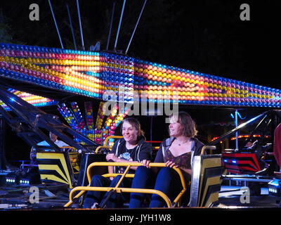 Sheerness, Kent. 19 Aug, 2017. Sheerness fair und jährliche Sommer Feuerwerk. Credit: James Bell/Alamy leben Nachrichten Stockfoto