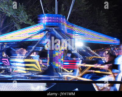 Sheerness, Kent. 19 Aug, 2017. Sheerness fair und jährliche Sommer Feuerwerk. Credit: James Bell/Alamy leben Nachrichten Stockfoto