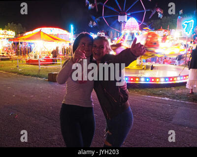 Sheerness, Kent. 19 Aug, 2017. Sheerness fair und jährliche Sommer Feuerwerk. Credit: James Bell/Alamy leben Nachrichten Stockfoto