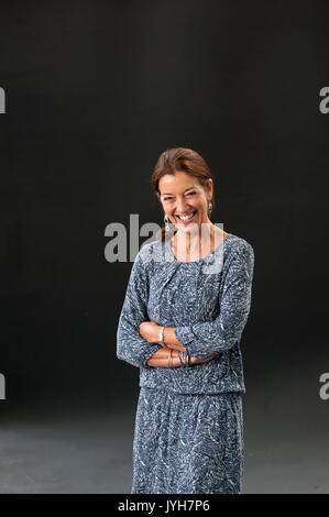 Edinburgh, Großbritannien. 20. August 2017. Thema Victoria Hislop beim Edinburgh International Book Festival erscheinen. Credit: Lorenzo Dalberto/Alamy leben Nachrichten Stockfoto