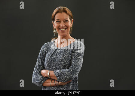 Edinburgh, Großbritannien. 20 Aug, 2017. Edinburgh International Book Festival Sonntag, den 20. August. Victoria Hislop spricht über ihren neuen Roman Cartes Postales aus Griechenland. Credit: Stuart Cobley/Alamy leben Nachrichten Stockfoto