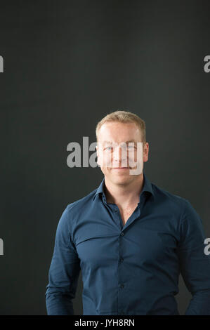 Edinburgh, Großbritannien. 20. August 2017. Ehemalige Titel Radfahrer, Chris Hoy erscheinen an der Edinburgh International Book Festival. Credit: Lorenzo Dalberto/Alamy leben Nachrichten Stockfoto