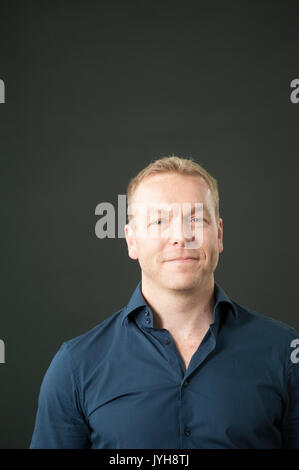 Edinburgh, Großbritannien. 20. August 2017. Ehemalige Titel Radfahrer, Chris Hoy erscheinen an der Edinburgh International Book Festival. Credit: Lorenzo Dalberto/Alamy leben Nachrichten Stockfoto